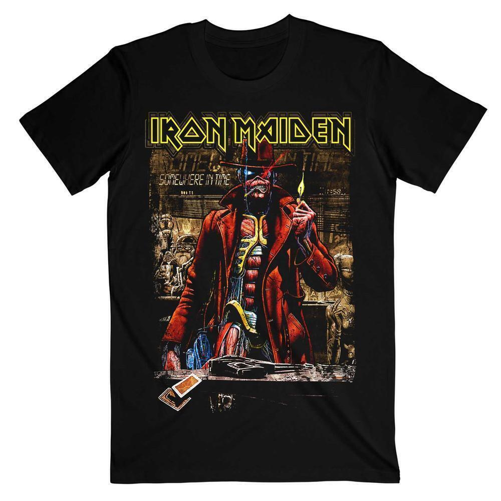 Iron Maiden Unisex T Shirt Stranger Sepia